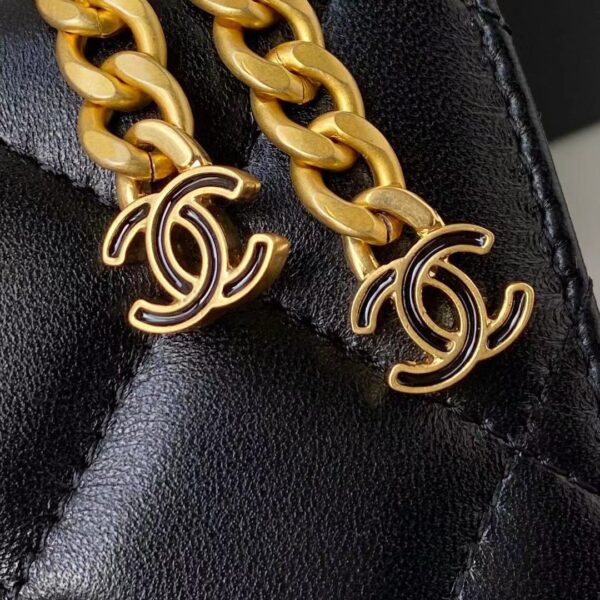 CHANEL CLUTCH WITH CHAIN BLACK AP2635 - Image 5