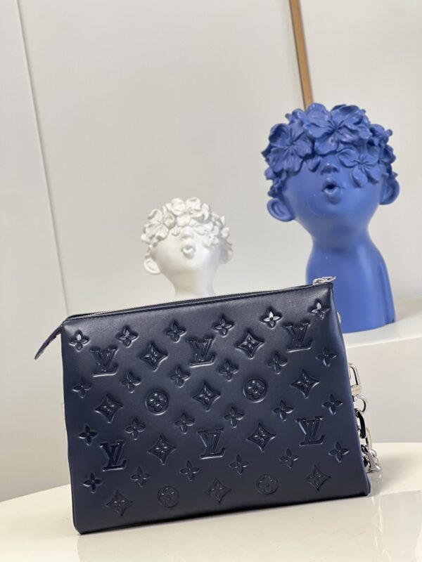 LOUIS VUITTON COUSSIN PM 26CM BLUE M20379 - Image 4