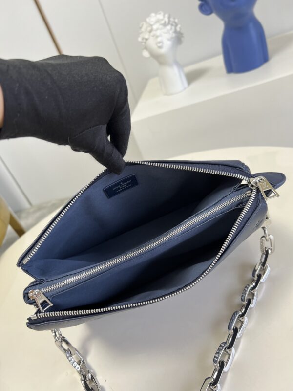 LOUIS VUITTON COUSSIN PM 26CM BLUE M20379 - Image 8