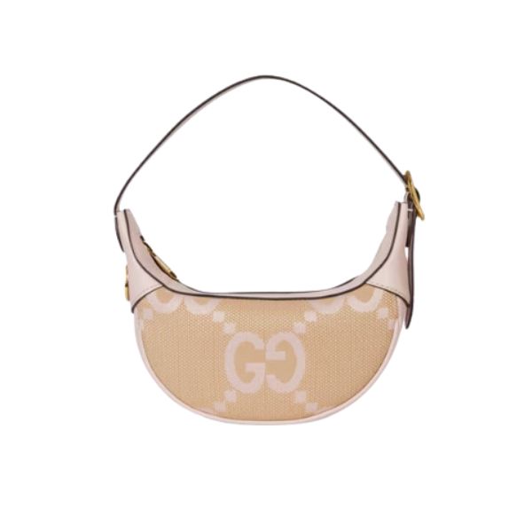 GUCCI OPHIDIA JUMBO GG MINI BAG LIGHT PINK 21CM 658551 UKMBG 9550