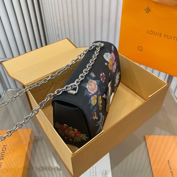LOUIS VUITTON TWIST BAG BLACK 23CM - Image 8