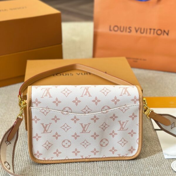 LOUIS VUITTON DIANE SATCHEL MONOGRAM CREAM BEIGE 25CM - Image 3